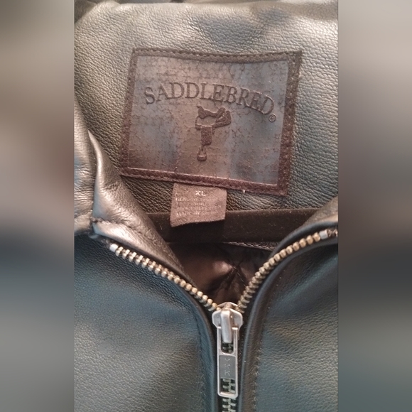 Vintage Saddlebred Men’s Leather Jacket XL - Picture 2 of 6